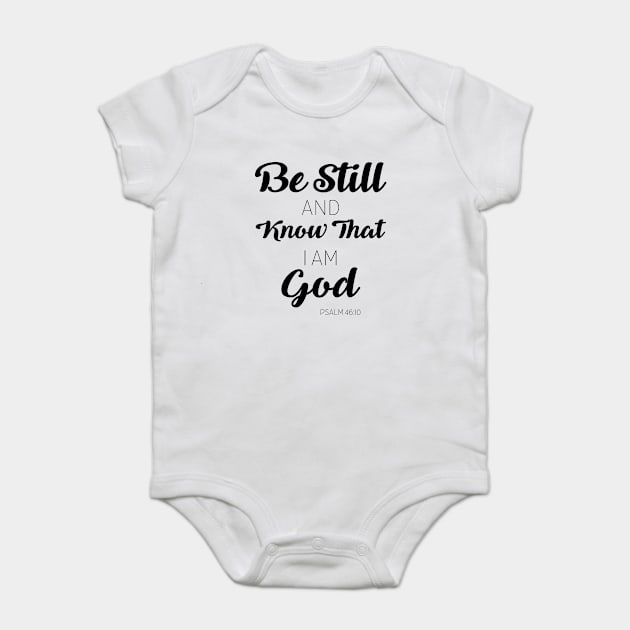 Be Still Baby Bodysuit by WinterWolfDesign